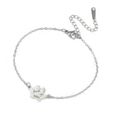 Cute Trendy Dog Cat Paw Custom Name Bracelet Women Stainless Steel Jewelry Multiple Names Personalized Pet Valentine's Day Gifts