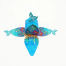 12pcs Mermaid Tail Little Mermaid Birthday Party Treat Bag Under the Sea Themed Goodies Bags Candy Boxes Small Gifts for Guests