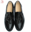 Flats Casual Shoes Women's Spring Autumn Genuine Leather Color Matching Tassel Loafers Oxford Shoes For Women Custom Shoes