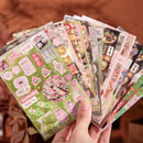 Japanese-Style Cute Sticker Book with Delicious Dessert and Cake Stationery Stickers, Suitable for Birthday and Back-to-School