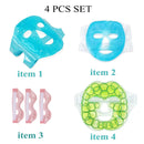 Dropshipping Ice Gel Eye Face Mask Hot Cold Therapy Sleep Mask for Headache,Dark Circles,Facial Treatment Skin Care Tool