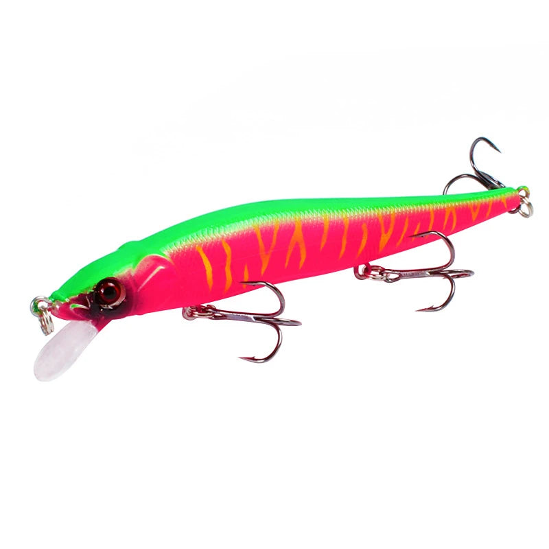 1pcs Fishing Lure 11.5cm/14g Minnow Crankbait Wobblers 3D Eyes Perch Artificial Bait Pike Carp Bait Swim Bait Fishing Pesca