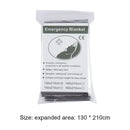 1-20pcs Emergency Mylar Thermal Blanket Foil Space Blanket Designed for NASA Body Warmer Outdoor First Aid Camping Hiking Travel