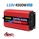 12V/24V to AC 110V 60Hz Pure Sine Wave Inverter Car Power Tranfermer  1600w-8000W Voltage Portable  Converter with LED Display
