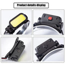 Portable Powerful LED Headlamps 4 Modes USB Rechargeable COB Headlight with Red Light Waterproof Night Fishing Head Lamp Torch