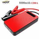 GKFLY New Car Battery Jump Starter 12000mAh Portable Car Battery Booster Charger 12V Starting Device Emergency Booster