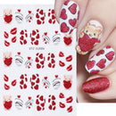 3D Bunny Nail Art Sticker Decals Decorations Easter Egg Design Cute Cartoon Rabbit Flower Nail Stickers Sliders for Manicure