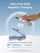UGREEN 100W Magnetic Power Bank 20000mAh Portable PD 2-IN-1 Wireless Fast Charging PowerBank for MagSafe Qi2 25W Power Station