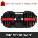 SIHAO Adjustable Dumbbells Sets and Dumbbell Stand 24KG and Dumbbell Weight  With Handle Base Fitness Workouts Equipment