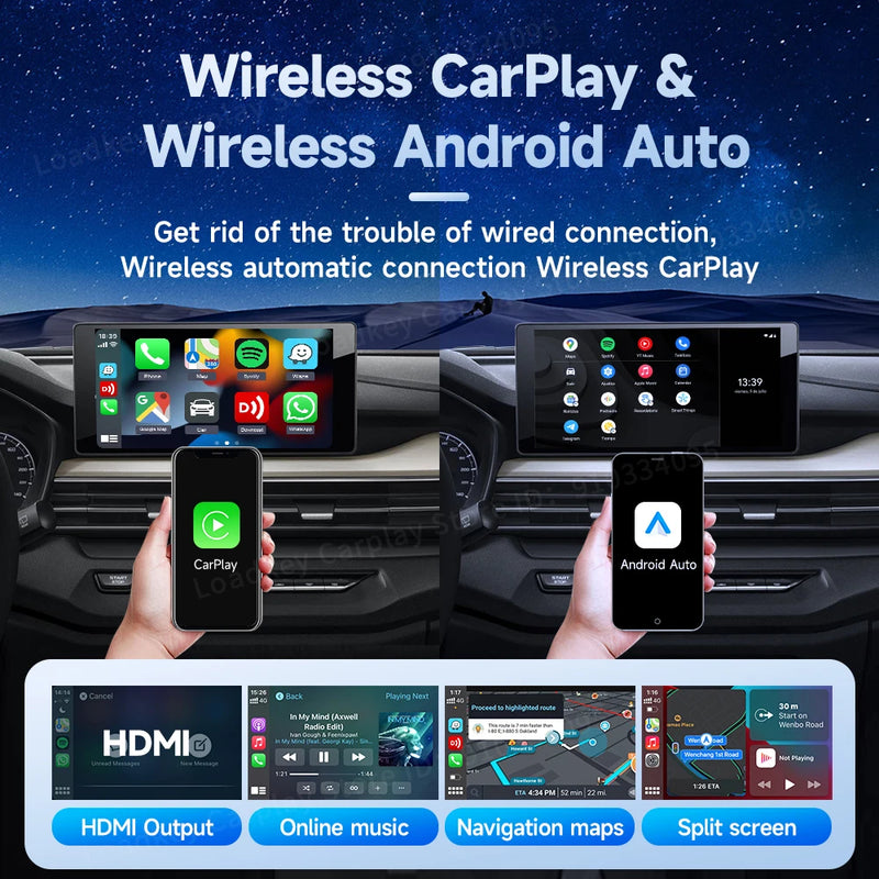 8+128G Carlinkit Tv Box Android 13 Wireless Carplay Car Box Mini Android Auto Wireless Adapter Qualcomm 8cores Fota Upgrade HDMI