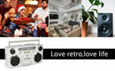 The Brooklyn | Retro Boombox with CD, Cassette & Bluetooth