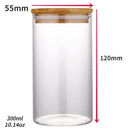 Birthday Candle Making DIY Jars Borosilicate Glass Seal Pot Canister Tea Pot Snacks Bottle Candy Storage Candle Jar Photophore