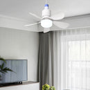 Silent Ceiling Fan with LED Light Remote Control Electric Cordless Fan Universal Dimming Fan for Dining Room Bedroom Living Room