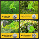 CONENTOOL 4 in 1 Electric Grass Cutter Machine For Garden with 3T Blade and Line Lawn Mower Hedge Trimmer Multifunctional Tools