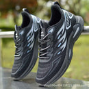 Summer Men's Shoes Ice Silk Mesh Breathable Casual Running Sports Shoes Trendy Student Anti-odor Rubber Upper Material