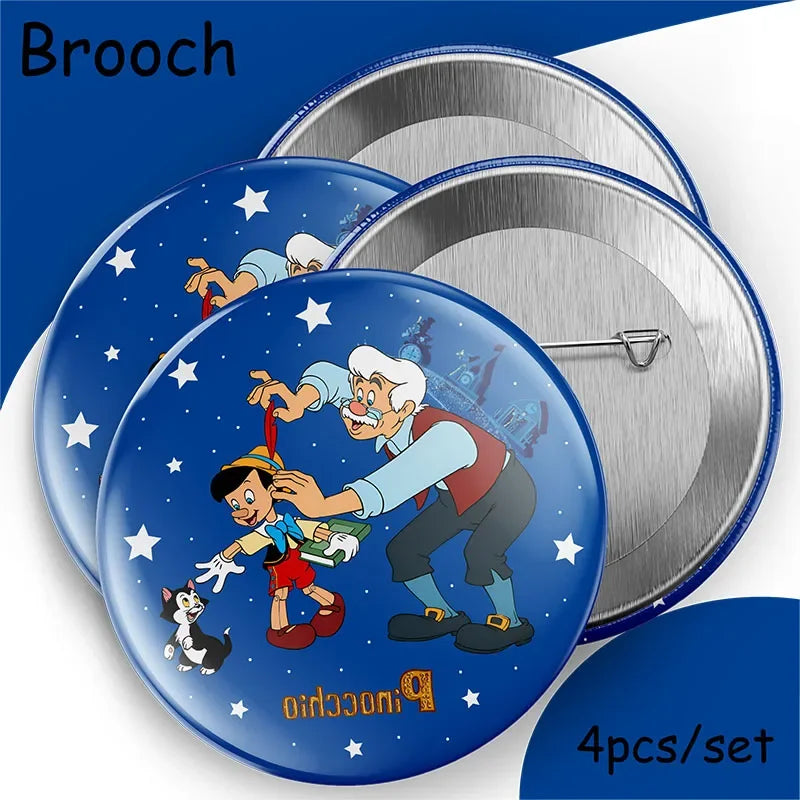 The Adventures of Pinocchio Happy Birthday theme favor party supplies Party Paper  Plate Straw Gift Bag Banner Flag Baby Shower