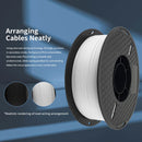 KEEPANG PLA/HS-PLA/PETG/Silk PLA 3D Printer Filament 1.75mm Mix Color 5Rolls High Speed PLA Printinng Material for Bambu Lab