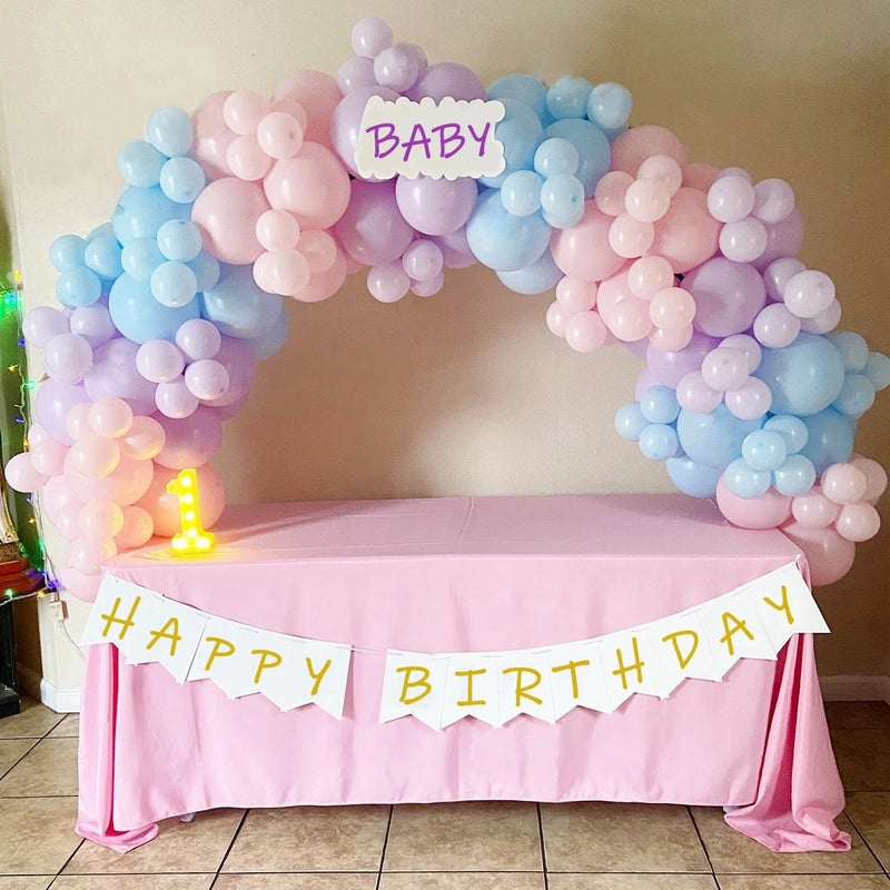 Plastic Balloon Stand Holder Balloon Arch Kit Half Arch Balloon Support For Birthday Holder Circle Ballon Column Baby Shower