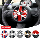 For Mini Cooper R56 R55 R60 Countryman R57 R58 Steering Wheel Center Cover Panel Button Styling Sticker Car Interior Accessories