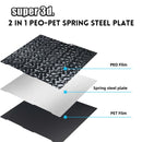 Anycubic Kobra 3 PER PEO PET Sheet 256x268 Double Side Smooth Build Plate Without Magnetic Base 3d Printer Heated Bed Upgraded