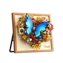 New Year Decorations 3D Picture Frame Building Blocks Flowers Mini Bricks DIY Girls Toys Wedding Gifts