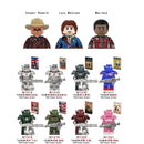 MY701-705 Bos Brotherhood of Steel T-60 Power Armor Cooper Howard Lucy MacLean Radiation Building Block Mini Action Figure Toys