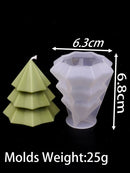 DIY Christmas Crystal Ball Silicone Mold Round Scented Candle Mould Embossed Christmas Tree Snowman Elk Holiday Decor Craft Gift