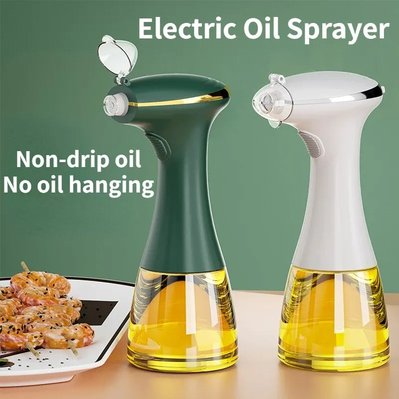 Electric Spray Oil Bottle Rechargeable Reusable Cooking Outdoor Kitchen Home Portable Oil Mist Sprayer