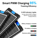 Helios Sol | Portable 12V Solar Battery Trickle Charger & Maintainer