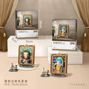 LOZ  Cute Painting Home Decor  building block photo frame  painting assembly blocks model  toys for children  Christmas  gift