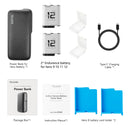 TELESIN Powerbank 10000mAh mit 20W PD Schnellladefunktion Tragbares Akku-Ladegerät für Gopro Hero 5 6 7 8 9 10 11 12 für Smartphone