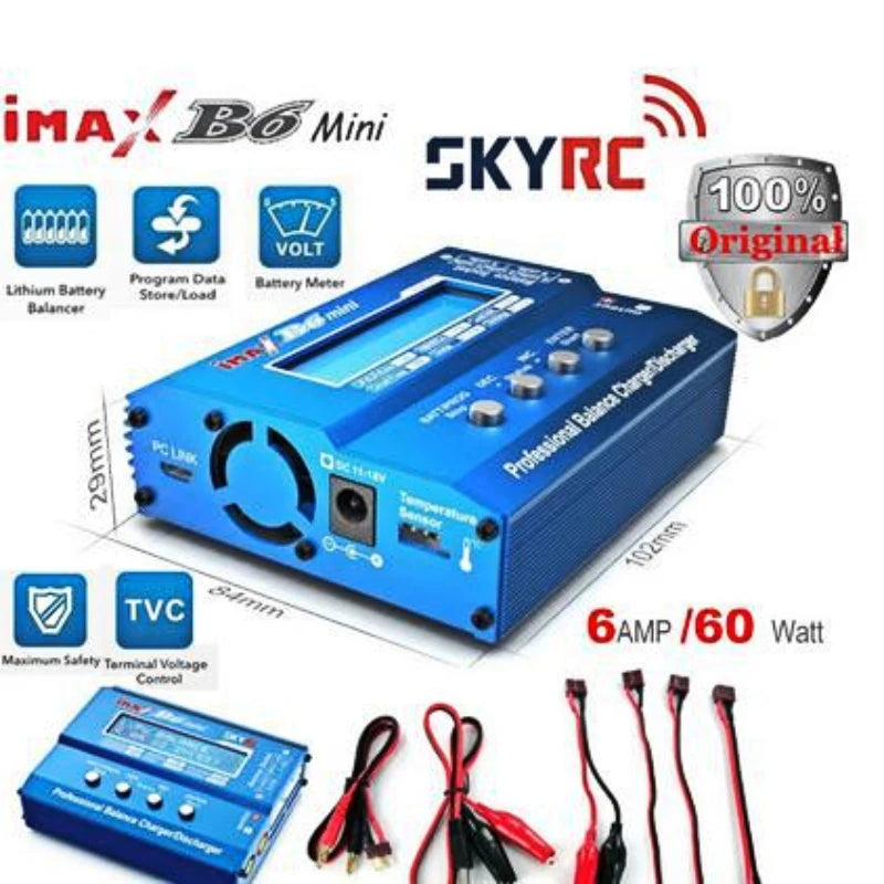 Original SKYRC Mini Imax B6（SK-600075）60W Balance Charger Professional  Discharger for Toys SPORT Battery Charging