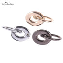 Metal Buckles Bag Side Hook Eyelet O Ring Clasp Screws Connect Handbag Handle Leather Bags Strap Belt Hardware Accessories