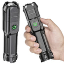 395nm Blacklight Flashlight USB Rechargeable Ultraviolet Blacklight Portable Torch Light for Pet Urine Detection Resin Curing