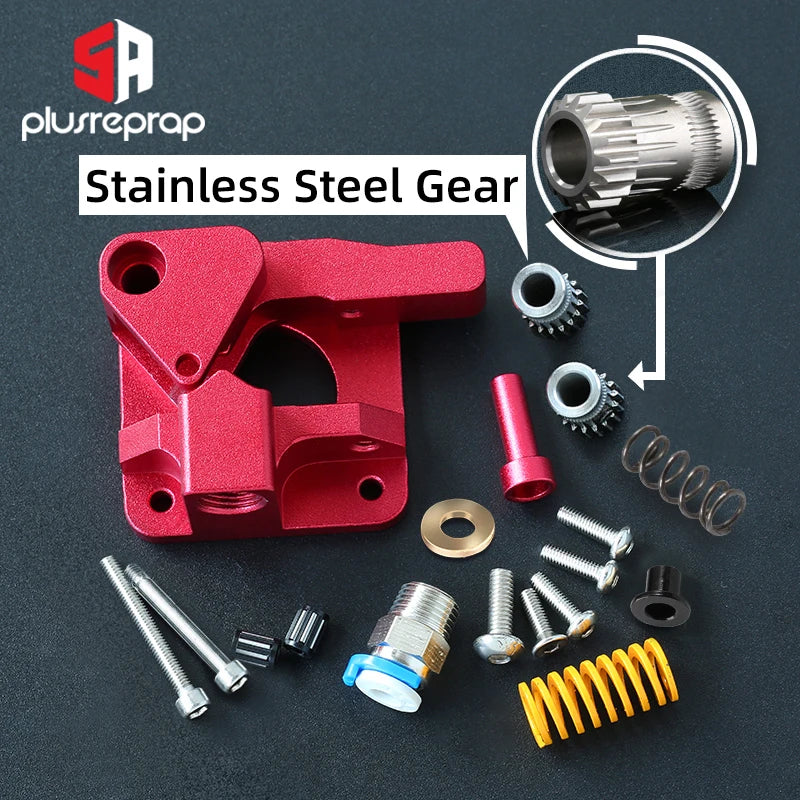 CR10 PRO Upgraded Dual Gear Extruder Double Pulleys Direct Aluminum Extruder for Ender 3/5 CR10S PRO 3D Printer Parts