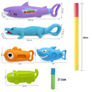 Kids Foam Water Gun Swimming Pool Bath Toys Animal Molds Water Gun Bathtub Beach Toys Outdoor Seaside Playground Play Water Toys