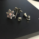 Genshin Impact Element Cute Earrings Studs Jewelry Luxury Game Anime Earrings Stainlees Steel Earrings Studs Silver Color