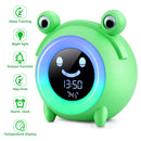 Cute Animal Child Alarm Clock Sleep Trainer Digital Wake Up Colorful Night Light Snooze Temperature NAP Timer Kid Alarm Clock