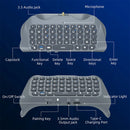 For PS5 Wireless Controller Keyboard Wireless BT 3.0 Mini Gamepad Chatpad Built-in Speaker 3.5MM Audio Jack For Playstation 5