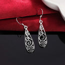 Retro Women 925 Sterling Silver Earrings Girl Wedding Party Gifts High Quality Fashion Classic Jewelry Nice