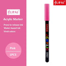 Jupai 1PCS Acrylic Marker Pens Plumones 24Color Painting Stationery Ceramic Glass Fabric Graffiti Waterproof Water-based