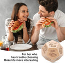 Dice for Her Him Couples Gift Food  Movie Activity Decision Dice Games Christmas Birthday Valentines Day Gifts for Wife Husband