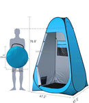 Portable Privacy Shower Tent Outdoor Waterproof Changing Room Shelter for Camping Hiking Beach Toilet Shower Bathroom