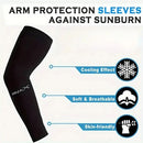 3 Pairs Breathable Sun Protection Sleeves - UV Arm Sleeves for Women and Men, Volleyball Arm Sleeves, Outdoor Cooling Sleeves