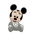 1/3/10pcs Silicone Teether Cartoon Disney Mickey Head Animal Food Grade DIY Baby Teething Teether Toy Accessories Ring