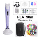 3D Pen 3D For Kids With 20/30 Colors PLA Filament ,3D Printing Pen, 3D Creative Toy Children&