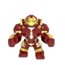 Marvel Action Figure Mini Block Toy, Superhero Hulk Thanos Venom Children's Puzzle Group Building Blocks Toy Handmade Birthday G