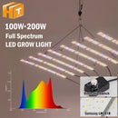 Vollspektrum-LED-Pflanzenlampe 100W 200W AC100-277V LM281B für Gemüse, Blumen, Gewächshäuser, Pflanzzelt, Wachstumslampe