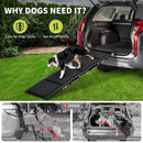 The Trailbridge | Quad-Fold Aluminium Pet Ramp for Cars, 250 lb Capacity