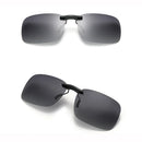 KLASSNUM Polarized Rimless Men Clip On Sunglasse Glasses Narrow Clip-on Lenses Women Anti-glare Sunglasses UV400 Goggles New In